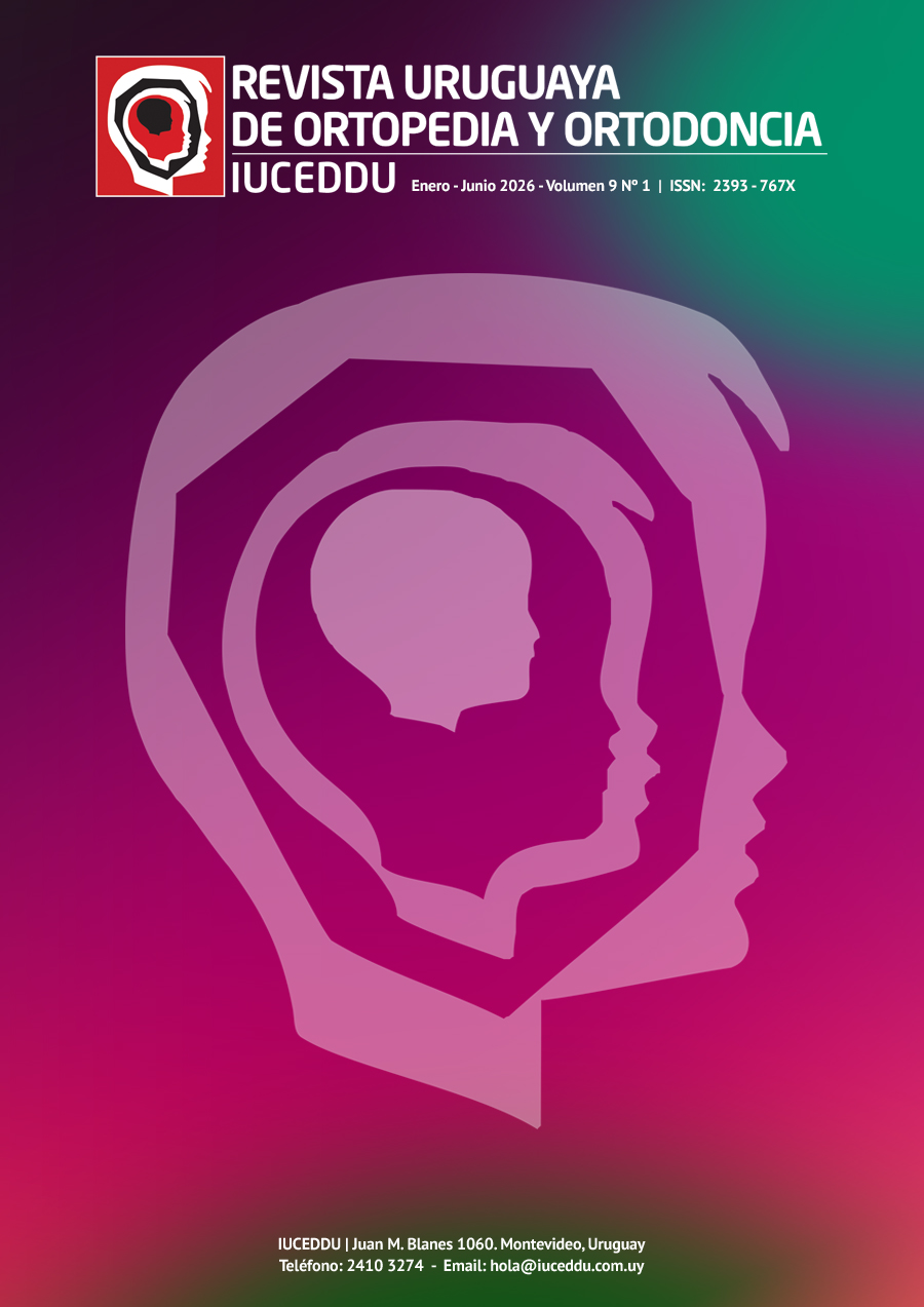 					Ver Vol. 9 Núm. 1 (2026): Revista uruguaya de ortopedia y ortodoncia
				